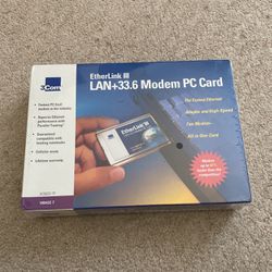 EtherLink 3 LAN +33.6 Modem PC Card