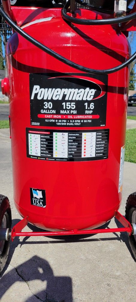Powermate 30 Gallon Air Compressor 