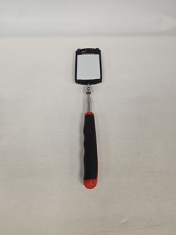 Telescopic 30" Inspection Mirror 3.5" x 2.25" with LED Light  B817420-S2