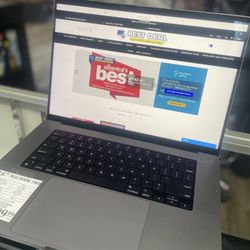 APPLE COMPUTER SALE!!! 16" MACBOOK PRO RETINA M1 PRO 10-CORE CPU, 16-CORE GPU, 16GB RAM, 4TB SSD 2021 