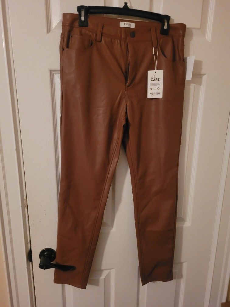 Faux Leather Pants 