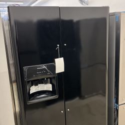 Frigidaire Side By Side Refrigerator Black Unhandled 