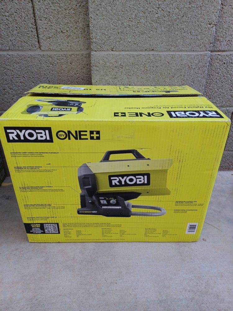 HEATER RYOBI 18V TOOL ONLY