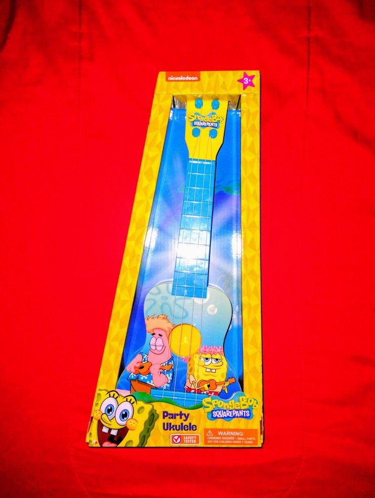 NEW SEALED Kids Ukulele SpongeBob SquarePants Instrument 