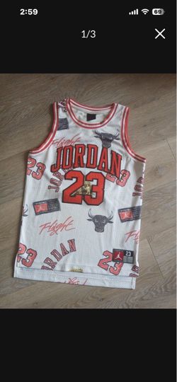 NEW Michael Jordan Kids Youth Embroidered Jumpman Basketball Jersey Size M