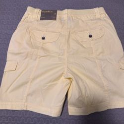 Brand new Yellow Styled & Co. shorts