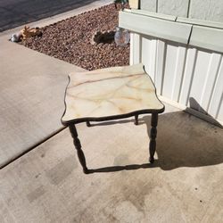 Marble End Table 