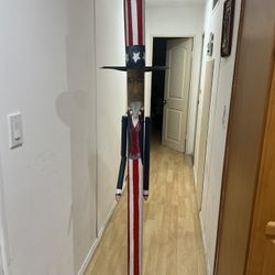Uncle Sam Home Made Solid Wood 72 Inches 