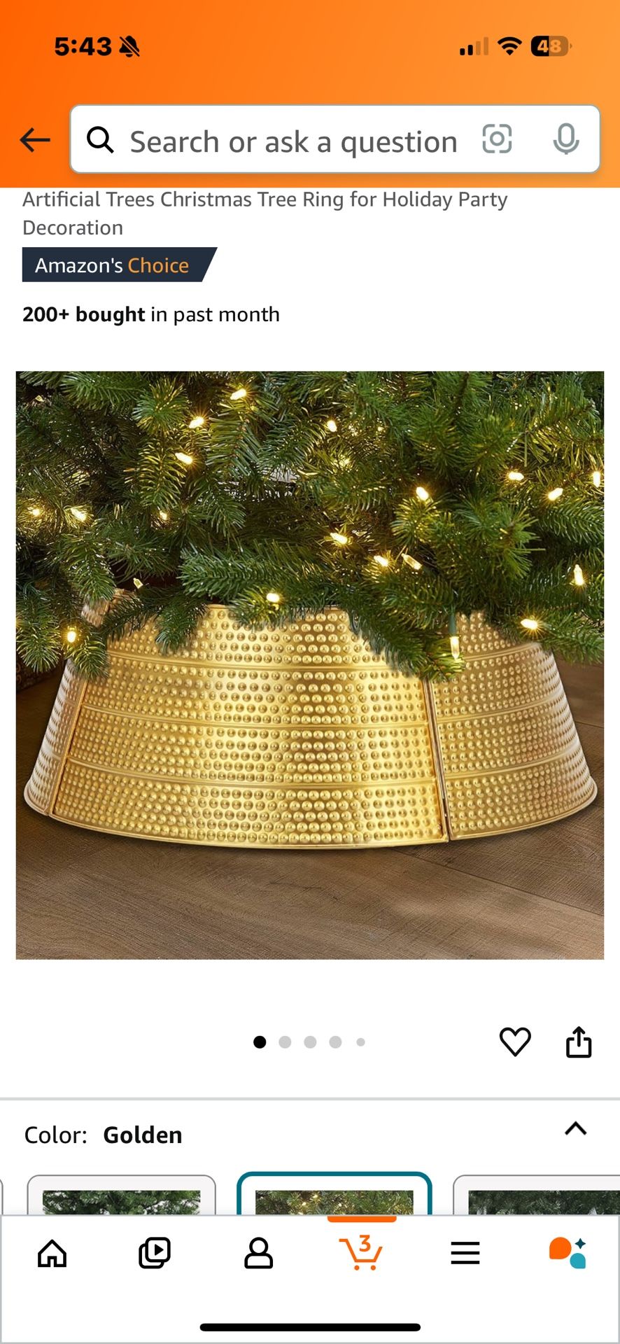 Christmas Tree Collar 