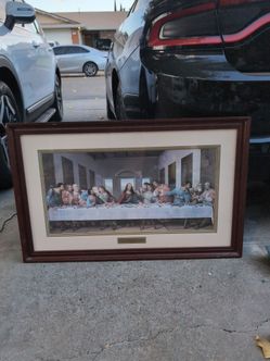 DeVinci is The Last Supper Framed Print