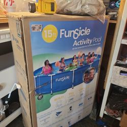 Pool- Funscile 15ft With Filtration System 