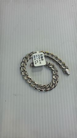 Sterling silver Cuban bracelet