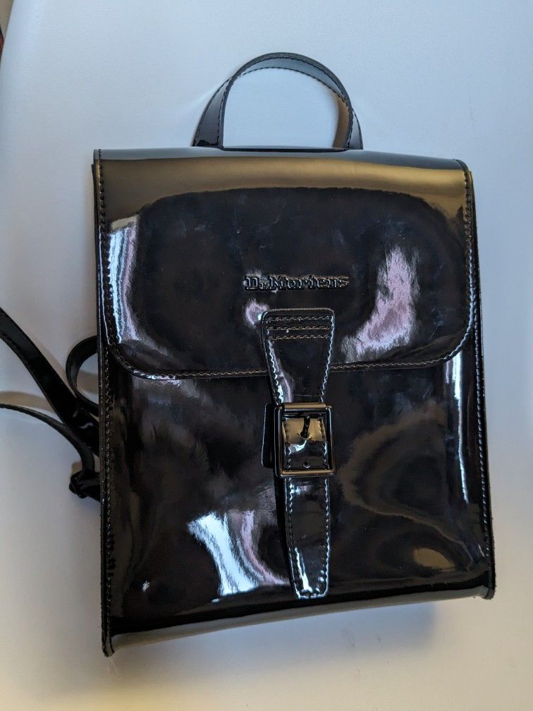 Dr Marten Patent leather backpack
