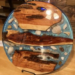 Beach Themed Resin Wall Art