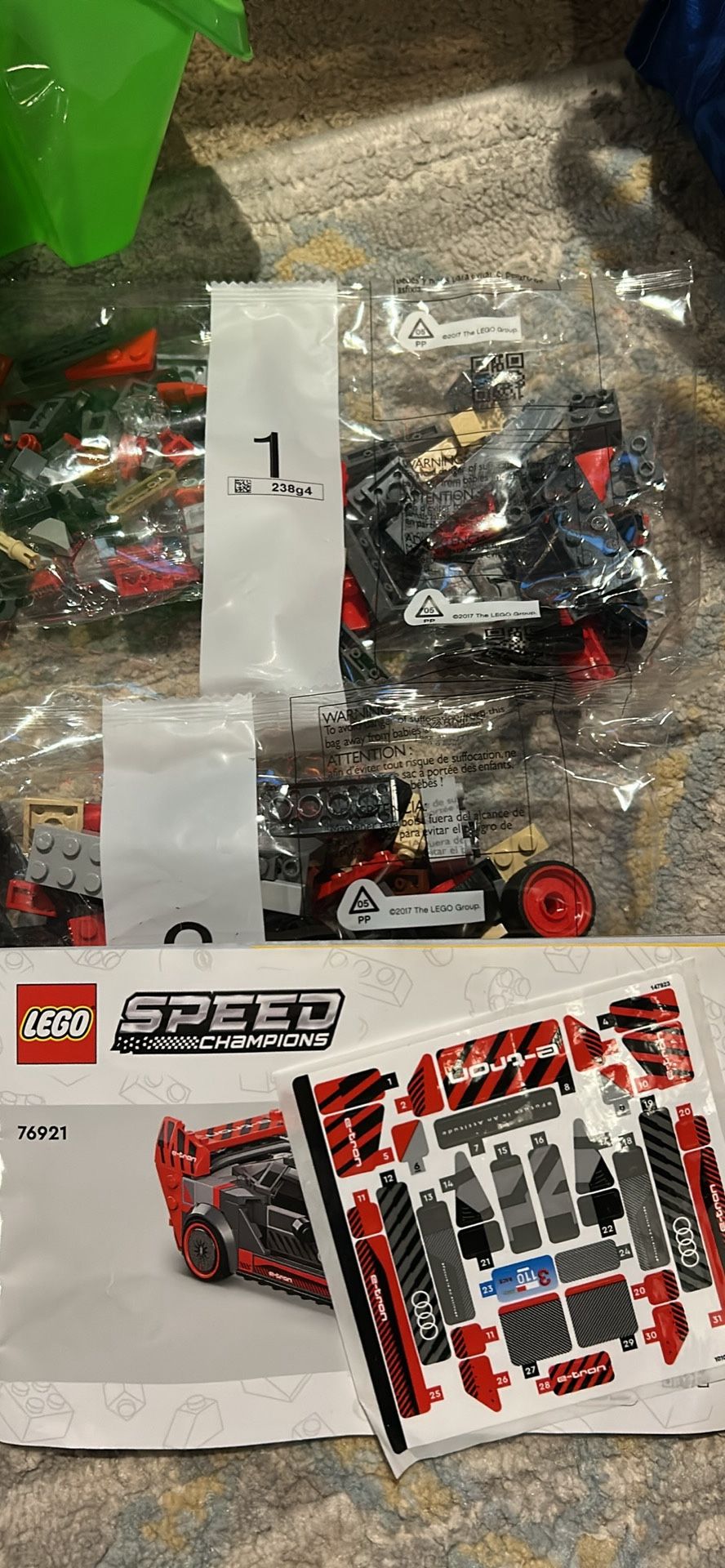 3 LEGO speed Cars