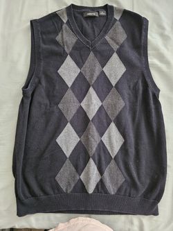 Claiborne Mens Md Sweater Vest 