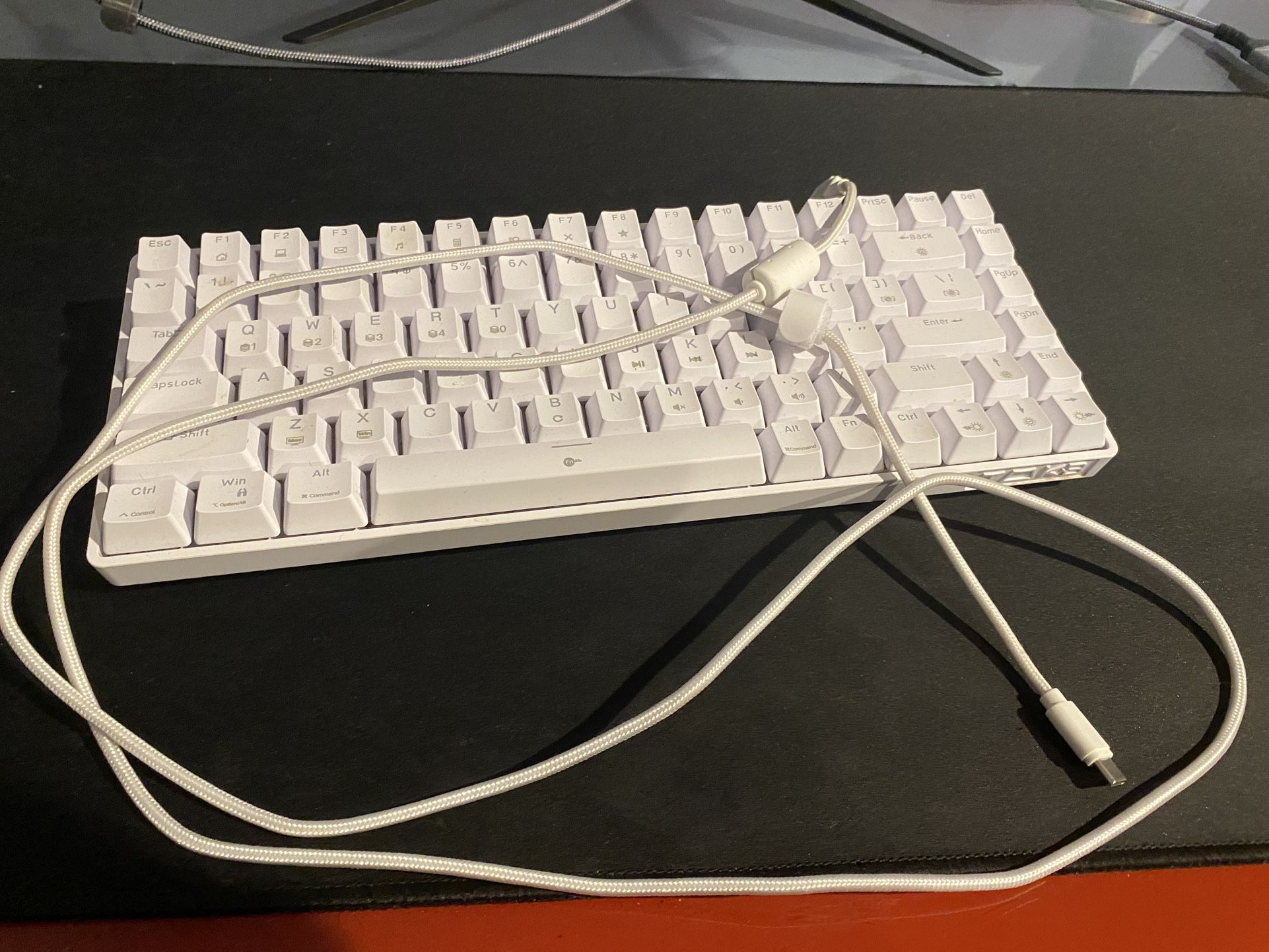 White Colored Keyboard