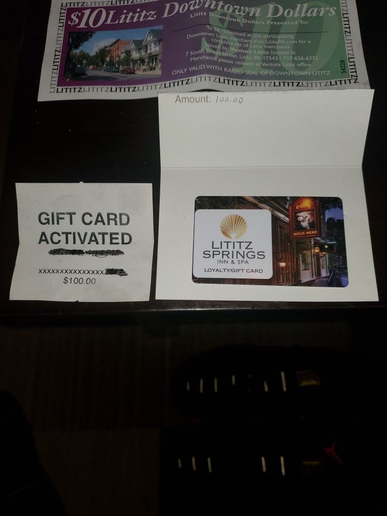 EVERYTHING LITITZ PA.. OVER 100 DOLLARS IN SERVICES AND GOODS IN LITITZ PENNA.