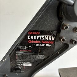 Craftsman Bench Top Sander