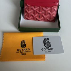 Red Designer Cardholder 