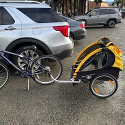 2014 Burley D’Lite Child bike trailer