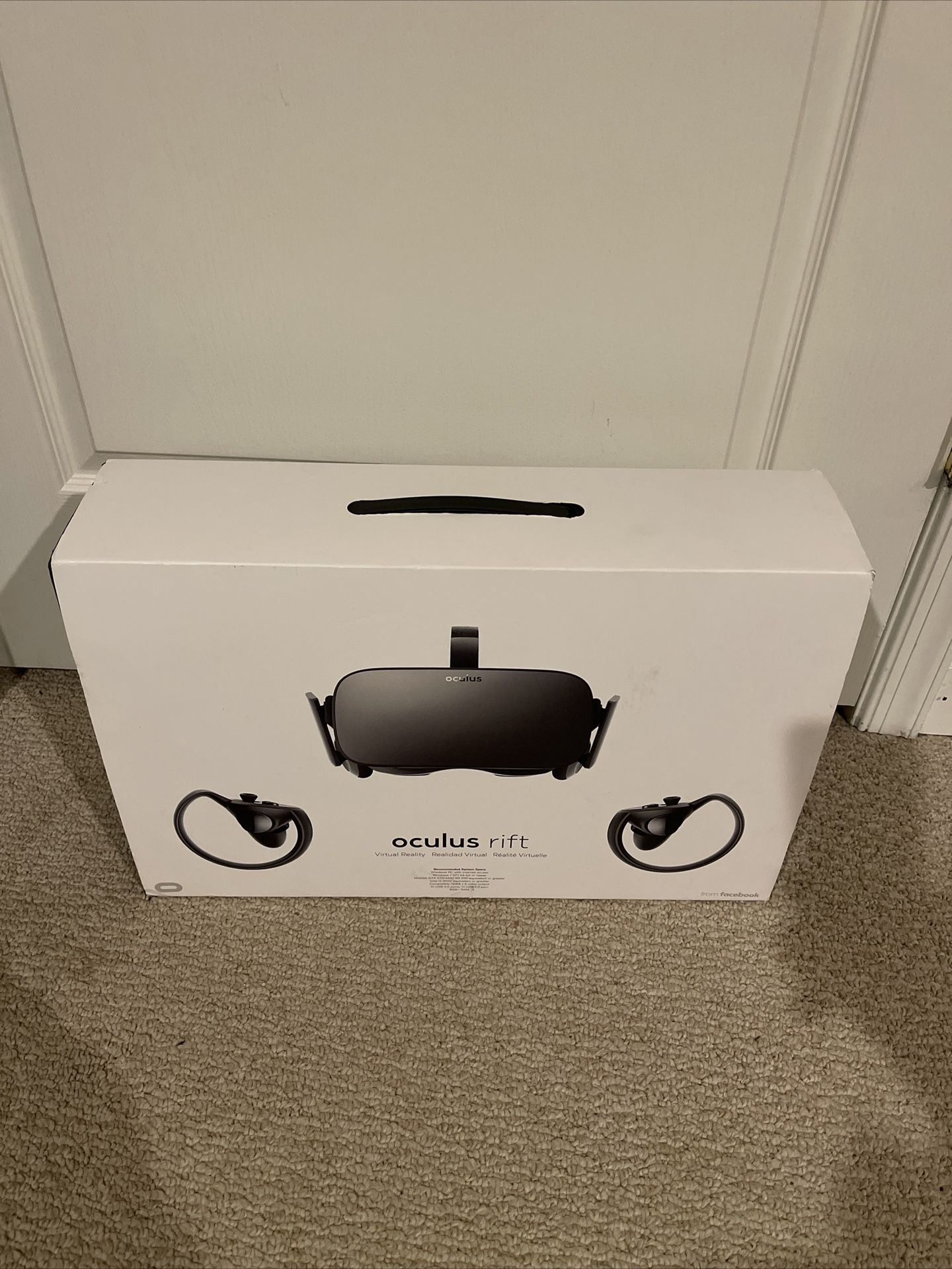 Oculus Rift CV1 Virtual Reality Headset with 2 Controllers & 2 Sensors - Black