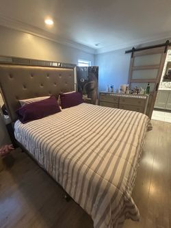 Cal King Bed and frame