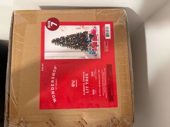 Lit Christmas Tree