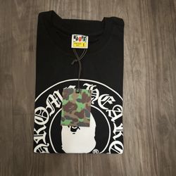 Chrome Heart Bape Tee Size S