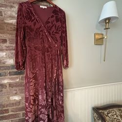 Burgundy Dress