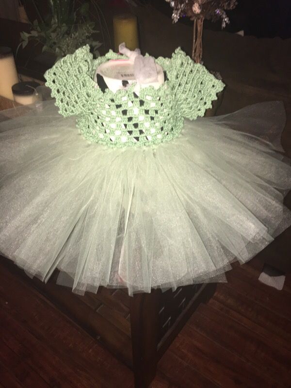 home made baby tutu dress