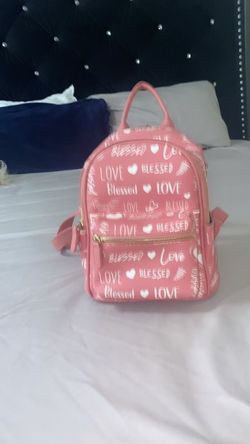 Pink Mini Love, Bless Backpack