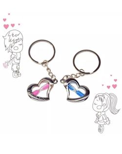 I love you keychain great for couple gifts 2pcs