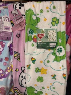 care bear st patrick’s blanket UFT 