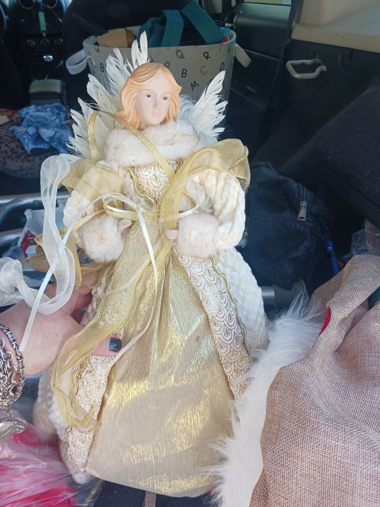 GORGEOUS NEW ANGEL TREE TOPPER 5 GINAL PRICE
