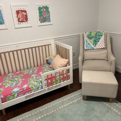 Crib and Rocking Chair for sale