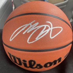 LeBron James Signed Autograph Basketball COA  Cleveland Cavs Lakers 