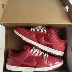 Nike Sb Dunk Red Patent