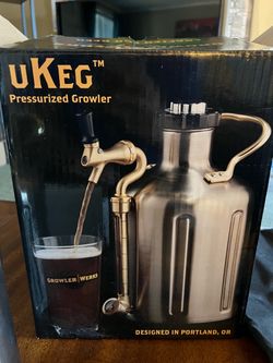 uKeg 128 oz pressurized growler