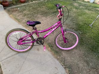 Girls Purple Freestyle BMX Bike