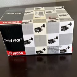 TwinFish Conventional Reel Lever Drag 55lb Trolling Saltwater Reel TR12000 