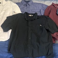 Men Dress Shirts Size Xl
