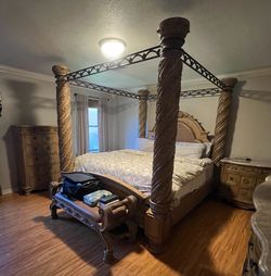 Ashley King Canopy Bed