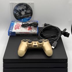Sony PlayStation 4 Pro 1TB Bundle Tested with Games - Ships Out Fast! CUH-7115B