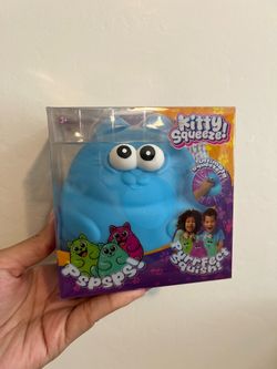 Kitty jumbo squishy blue