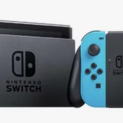 Nintendo Switch Console And Remote