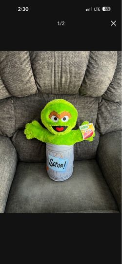 Oscar the grouch plush