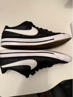 Boys 5.5Y Nike Court Legacy (Black)