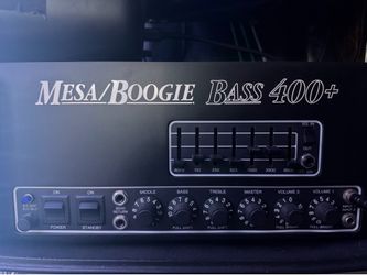 Mesa Boogie 400+ Bass Head and a 8x10 Mesa Powerhouse Cab