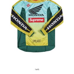 Supreme Honda Fox Racing Moto Jersey Top ( Moss )